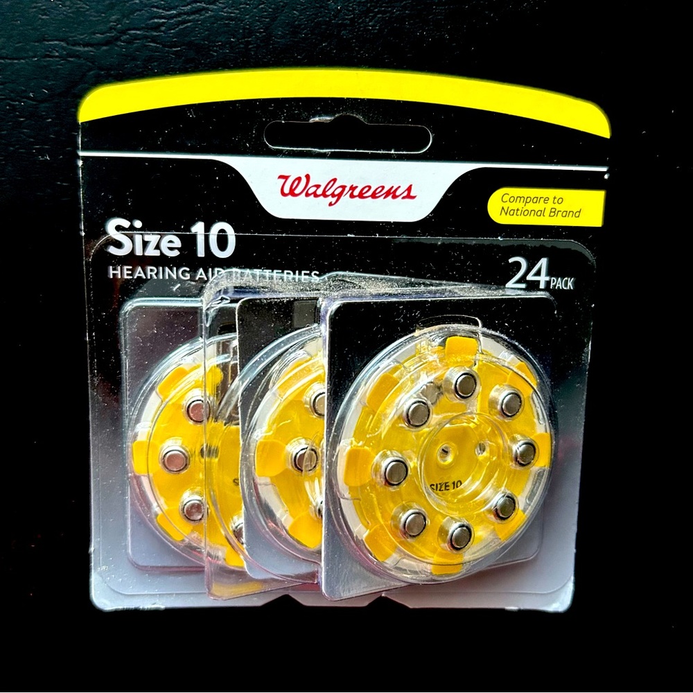 NEW Rayovac Size 10 Zinc Air Hearing Aid Batteries 24 pk - Picture 3 of 3